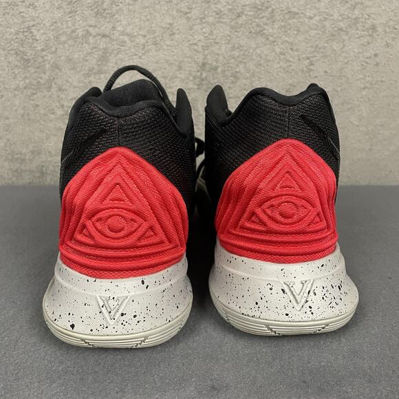 Nike Kyrie 5 Shoes Mens Size 13 Black Red Basketball Sneakers Zoom AO2918-600 - Picture 10 of 16